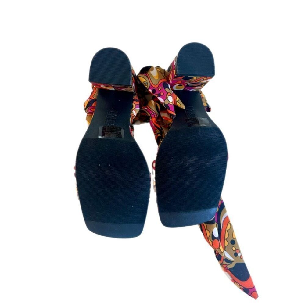 INC Womens Laeelia Strappy Square Toe Pumps Block Heels Size 7.5 New, no box - Picture 3 of 8